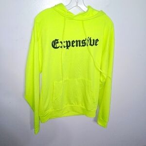 Lime Green Over Sized Hoodie W Sz S